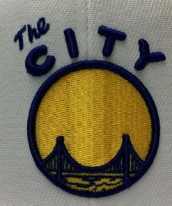 NBA Golden State Warriors Mitchell & Ness Snapback Hat Hardwood Cap The City HWC