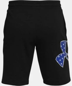 Under Armour Men's UA Freedom Rival Big Flag Logo Casual Workout Fitness Shorts 18 Under Armour Men's UA Freedom Rival Big Flag Logo Casual Workout Fitness Shorts