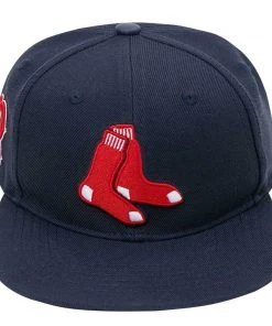 Boston Red Sox Pro Standard MLB Snapback Hat Flat Brim Adjustable Cap Stockings