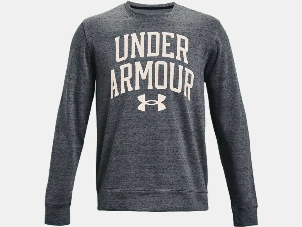 Under Armour Men's UA Rival Terry Crew Big Logo Sweatshirt Pullover 10 Under Armour Men's UA Rival Terry Crew Big Logo Sweatshirt Pullover