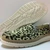 Hey Dude Wendy Lena Leopard Angora Women's Lightweight Slip On Casual Shoes Hey Dude Shoes
