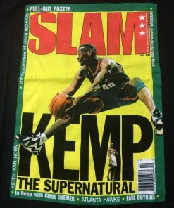 Mitchell & Ness SLAM Magazine Cover NBA Shawn Kemp Seattle SuperSonics T-Shirt