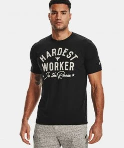 Under Armour Mens UA Project Rock Hardest Worker T-Shirt Dwayne "Rock" Johnson 14 Under Armour Mens UA Project Rock Hardest Worker T-Shirt Dwayne