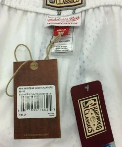 Toronto Raptors Mitchell & Ness NBA Authentic Swingman Men's Mesh Shorts White