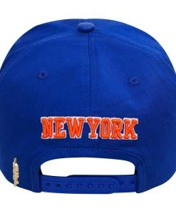 New York Knicks Pro Standard NBA Snapback Hat Flat Brim Adjustable Script Cap