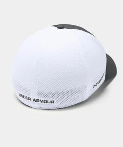 Under Armour Men's UA Threadborne Classic Mesh Golf Cap Stretch Flex Fit Cap Hat