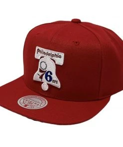 Philadelphia 76ers Mitchell & Ness NBA Snapback Hat Hardwood Cap Sixers