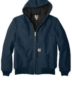 Carhartt Quilted Flannel Lined Duck Active Jacket J140 Regular/Tall Work Winter