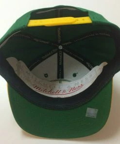 Seattle SuperSonics Mitchell & Ness NBA Snapback Hat XL Logo 2Tone Cap Sonics