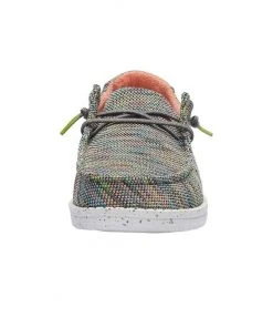 Hey Dude Shoes Hey Dude Wendy Sox Peacock Pink Lightweight Casual Comfort Slip On Women's Shoes