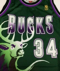 Ray Allen Milwaukee Bucks Mitchell & Ness NBA Authentic Jersey 1996-1997 Rookie