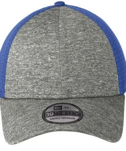 New Era 39THIRTY Shadow Heather Flex Mesh Structured Stretch Hat Blank Cap