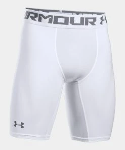Under Armour Men's UA HeatGear Armour Long Compression Shorts Workout 9" Length
