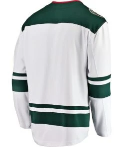 Fanatics 2022 Minnesota Wild Fantics NHL Authentic Breakaway Hockey Jersey Men Away White