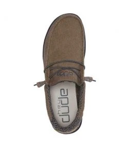 Hey Dude Wally Corduroy Tan Men's Shoes Comfortable Lightweight Slip On Casual Hey Dude Shoes