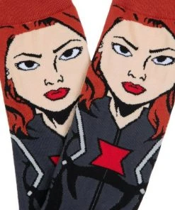 Black Widow Bioworld Marvel Comics Socks Mens 8-12 Natasha Romanova Avengers 7 Black Widow Bioworld Marvel Comics Socks Mens 8-12 Natasha Romanova Avengers