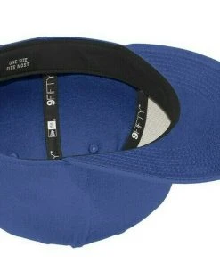 New Era 9FIFTY Flat Brim Snapback Hat Cap -Blank - White, Black, Royal, Navy 950