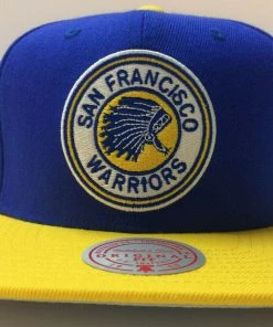 San Francisco Warriors Mitchell & Ness Snapback Hat Cap Golden State LIMITED