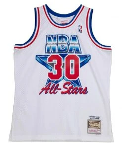 1992 NBA All-Star Game Scottie Pippen #30 Mitchell & Ness White Authentic Jersey 8 1992 NBA All-Star Game Scottie Pippen #30 Mitchell & Ness White Authentic Jersey