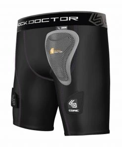 Shock Doctor 366 Girls Or Womens Core Hockey Short With Pelvic Protector