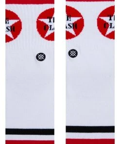 Stance X The Clash Clampdown Crew Rock Socks Large Men's 9-13