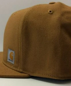 Carhartt Ashland Men's Adjustable Snapback Flat Brim Cap Authentic Canvas Hat