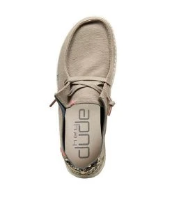 Hey Dude Shoes Hey Dude Wendy Snake Linen Coffee Women's Lightweight Comfy Shoes Slip On Casual 11 Hey Dude Shoes Hey Dude Wendy Snake Linen Coffee Women's Lightweight Comfy Shoes Slip On Casual
