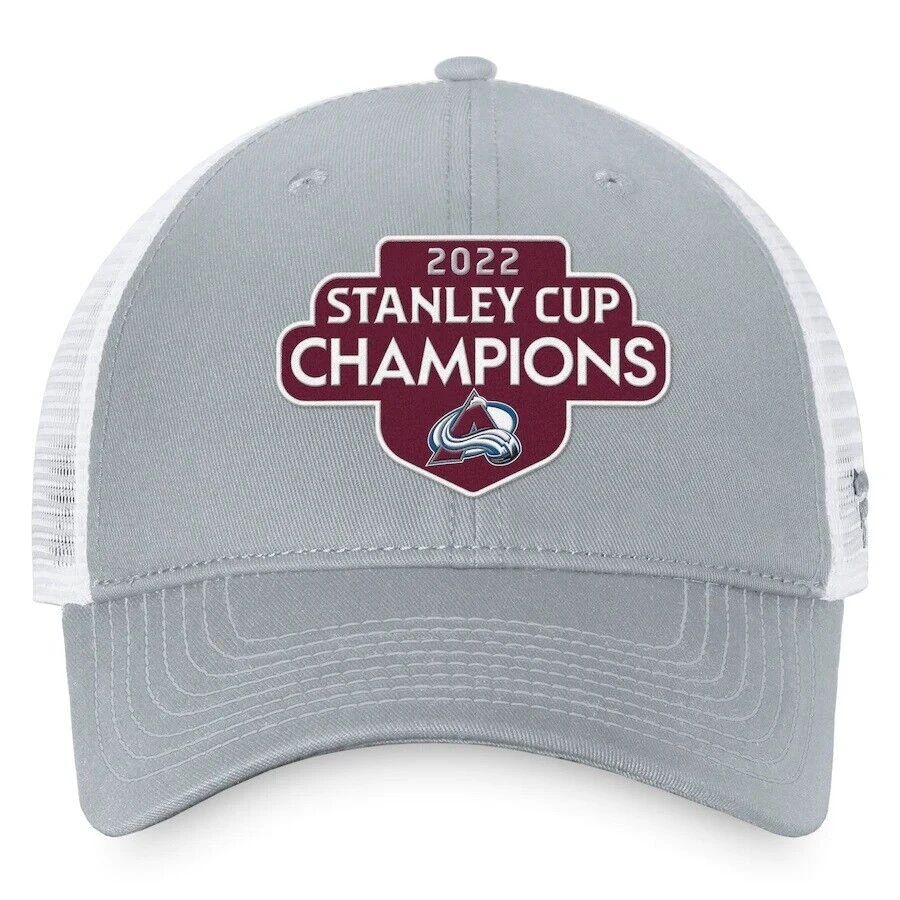 Colorado Avalanche Fanatics NHL Stanley Cup Champions Locker Snapback Cap Hat 2 Colorado Avalanche Fanatics NHL Stanley Cup Champions Locker Snapback Cap Hat