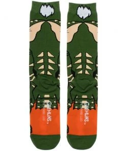 Spike Gremlins Bioworld Crew Socks Men's 8-12 Unisex Adult Retro Film Evil