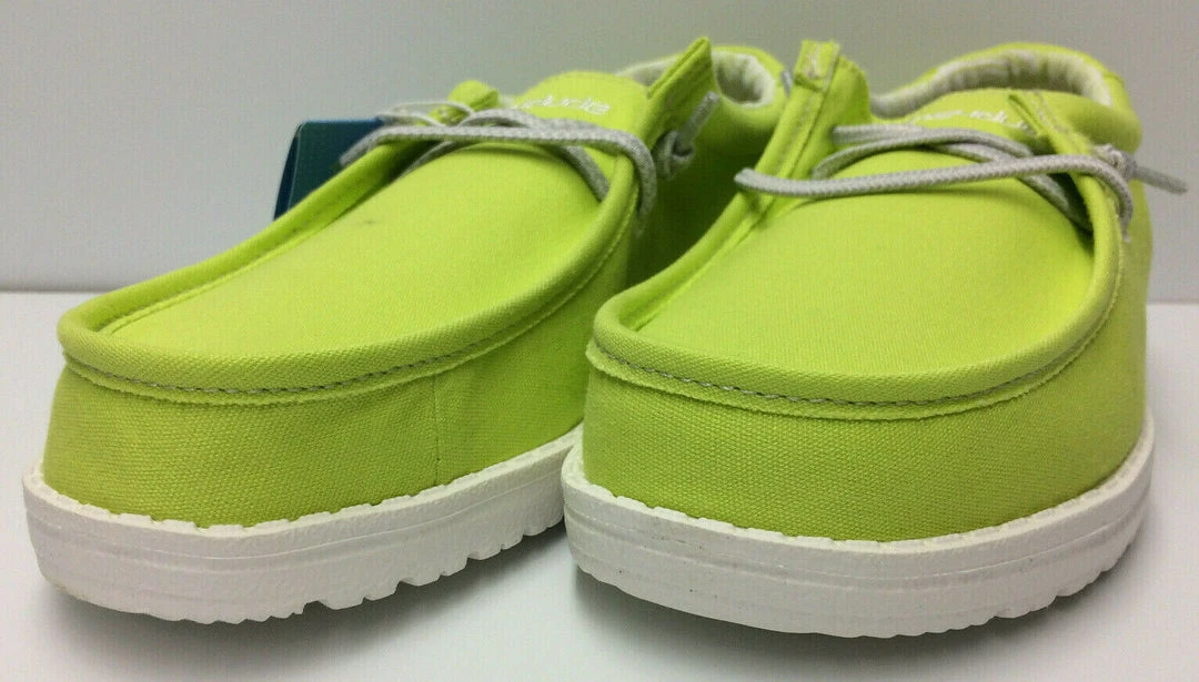 Hey Dude Wally Youth Fresh Lime Comfortable Lightweight Slip On Casual Shoes Hey Dude Shoes 2 Hey Dude Wally Youth Fresh Lime Comfortable Lightweight Slip On Casual Shoes Hey Dude Shoes