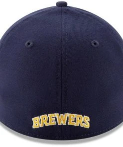 2021 Milwaukee Brewers New Era MLB 39THIRTY Team Classic Stretch Flex Cap Hat