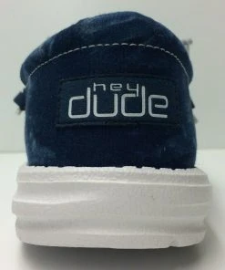 Hey Dude Wally Funk Indigo Tie Dye Men's Lightweight Slip On Casual Shoes