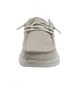 Hey Dude Wendy Polly Sox Mirage Grey Lightweight Women's Shoes Slip On Casual Hey Dude Shoes