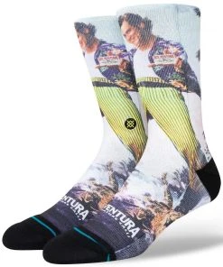 Stance X Ace Ventura: When Nature Calls Crew Socks Large Men's 9-13 Jim Carrey