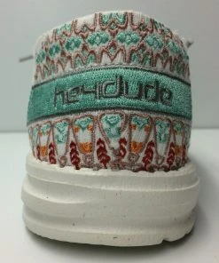 Hey Dude Wendy Flora Lily White Lightweight Casual Comfort Slip On Women's Shoes