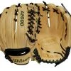 2021 Wilson A2000 A12 Pitcher Outfield Glove 12" WBW10009212 Blonde Baseball RHT