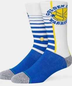 Golden State Warriors Stance NBA HWC Hardwood Crew Socks Large Mens 9-13