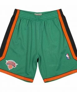 New York Knicks Mitchell & Ness NBA Authentic Men's Mesh Shorts St. Patricks Day