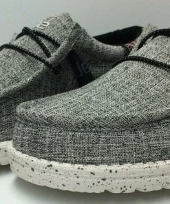 Hey Dude Wally Sox Funk Black Aztec Men's Shoes Comfortable Lightweight Slip On Hey Dude Shoes