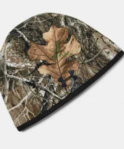 Under Armour Men's UA Reversible Camo Beanie Stocking Cap Hunting Hat Knit