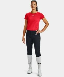 Under Armour Women's Black UA Vanish Softball Pants Lightweight Performance Pant