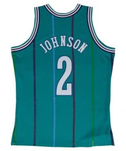 Larry Johnson Charlotte Hornets Mitchell & Ness NBA Authentic Jersey 1992-1993