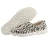 Hey Dude Wendy Hey Dude Women's Wendy Misty Woven Cheetah Grey Shoes Slip On Comfortable Casual
