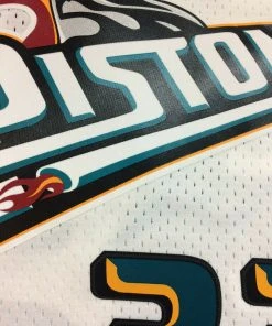 Grant Hill Detroit Pistons Mitchell & Ness NBA Authentic Jersey 1998-1999 White