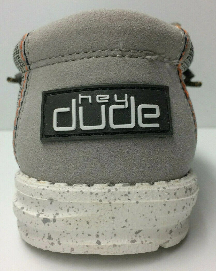 Hey Dude Wally Sox Asphalt Men's Casual Comfortable Lightweight Slip On Shoes 4 Hey Dude Wally Sox Asphalt Men's Casual Comfortable Lightweight Slip On Shoes