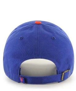 ’47 New York Mets NY '47 Brand MLB Clean Up Adjustable Strapback Hat Dad Cap 2Tone