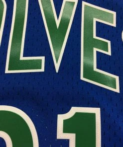 Kevin Garnett Minnesota Timberwolves Mitchell & Ness NBA Authentic Jersey Rookie