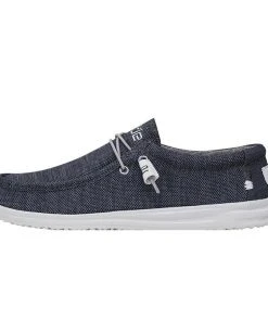 Hey Dude Wally Free Storm Men's Shoe Comfortable Lightweight Slip On Casual Shoe Hey Dude Shoes