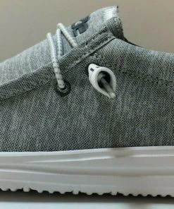 Hey Dude Wally Free Galaxy Grey Men's Shoes Comfortable Lightweight SlipOn Shoes