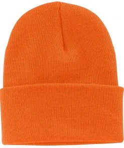 Port & Company Carhartt Acrylic Watch Beanie Knit Men's Stocking Cap Warm Winter Hat Authentic
